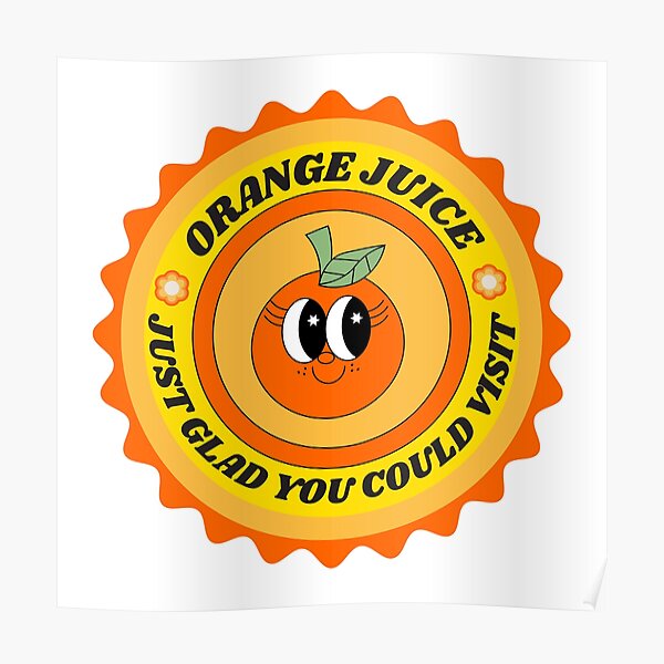 Noah Kahan, Orange Juice sticker. Stick season.  Poster RB1508 product Offical noah kahan Merch