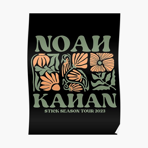 Floral Noah Kahan Poster RB1508 product Offical noah kahan Merch