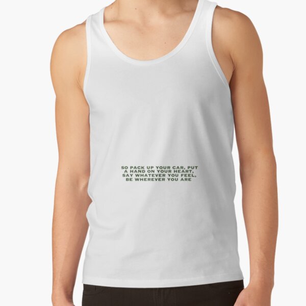 We'll all be here forever noah kahan  Tank Top RB1508 product Offical noah kahan Merch