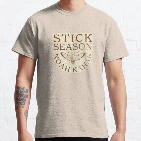 Noah Kahan Stick Season Badge | Tan Classic T-Shirt RB1508 product Offical noah kahan Merch