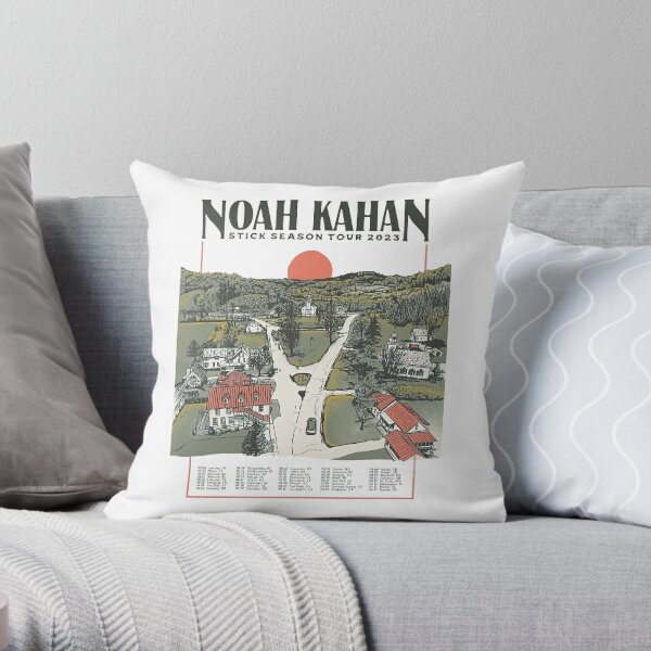 Noah Kahan Stick Season Throw Pillow RB1508 product Offical noah kahan Merch